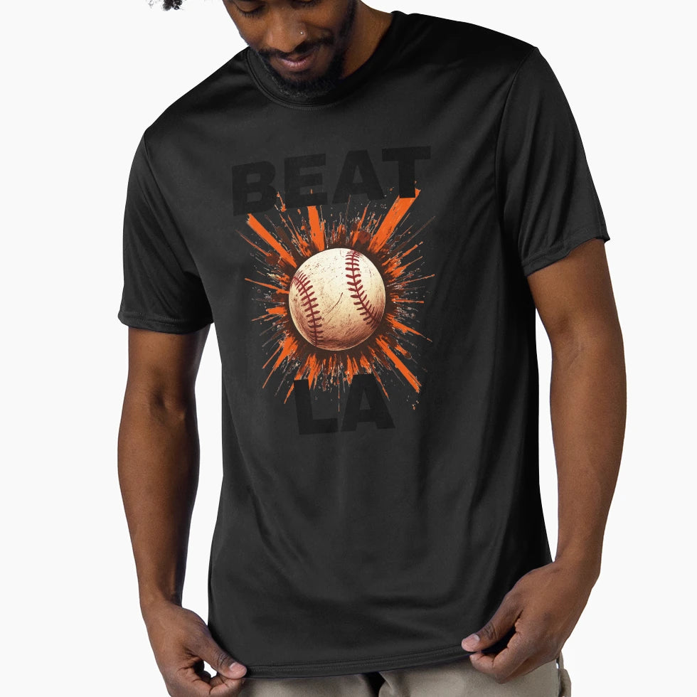 Beat La Sf Black Text T-Shirt - Novelty Apparel Men Women - T-Shirt, Sweatshirt, Hoodie