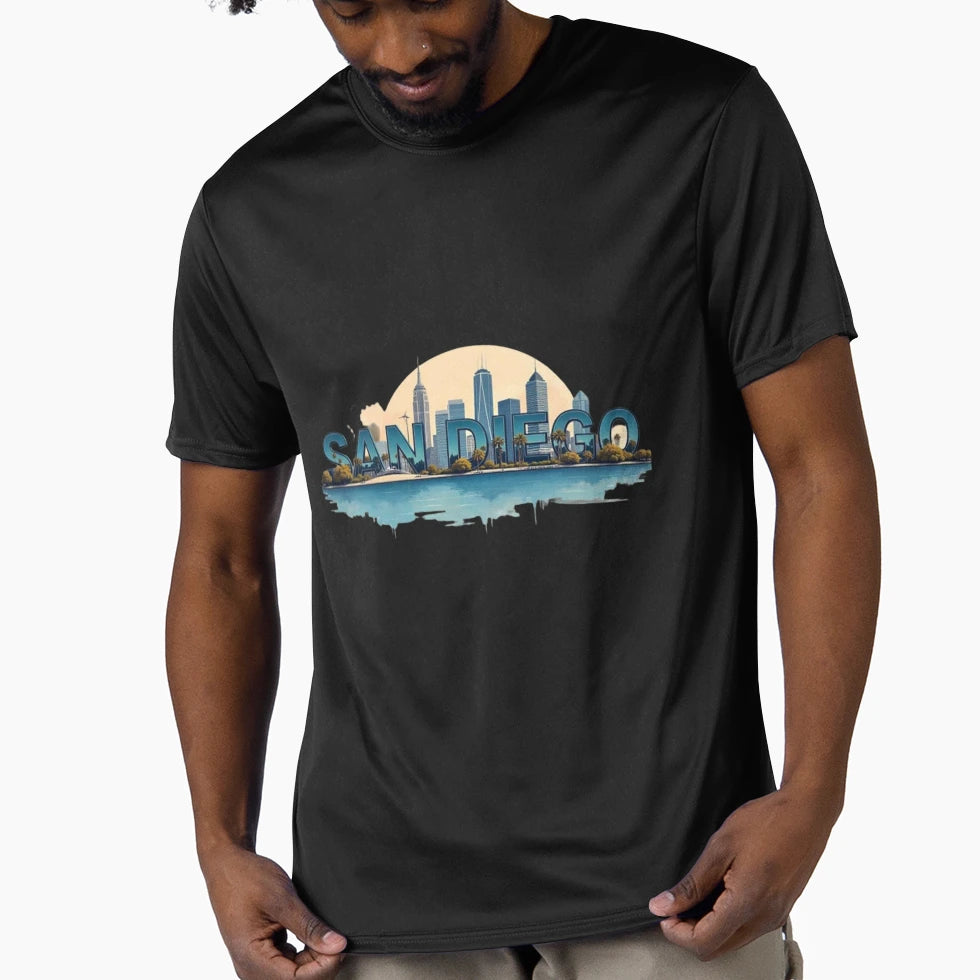 San Diego T-Shirt - Custom Art Print for Adults - T-Shirt, Sweatshirt, Hoodie