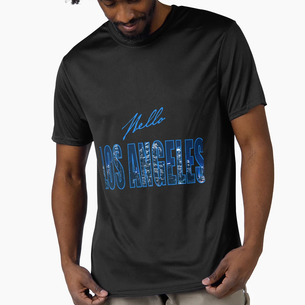 Hello Los Angeles T-Shirt - Novelty Apparel Unisex - T-Shirt, Sweatshirt, Hoodie