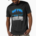 Cleveland Ohio Skyline Distressed Cle Oh T-Shirt - Unique Graphic Unisex - T-Shirt, Sweatshirt, Hoodie