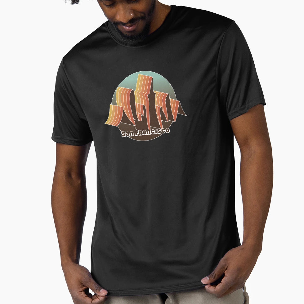 San Francisco Vaporwave T-Shirt - Graphic Print Men Women - T-Shirt, Sweatshirt, Hoodie
