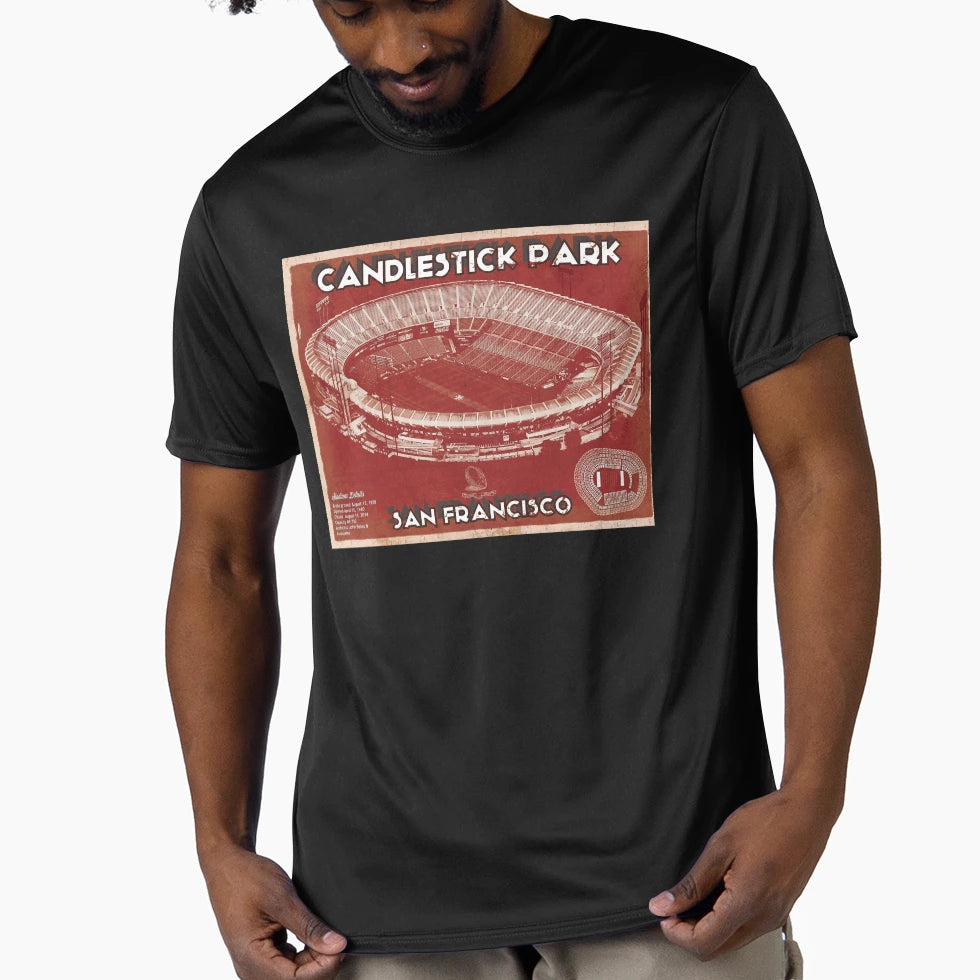Candlestick Park Home San Francisco T-Shirt - Trendy Graphic for Adults - T-Shirt, Sweatshirt, Hoodie