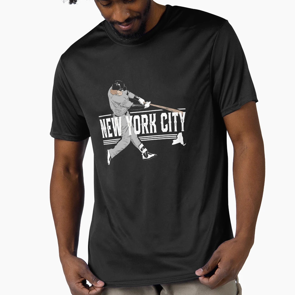 New York Baseball Slugger Home Run T-Shirt - Trendy Graphic Men Women - T-Shirt, Sweatshirt, Hoodie