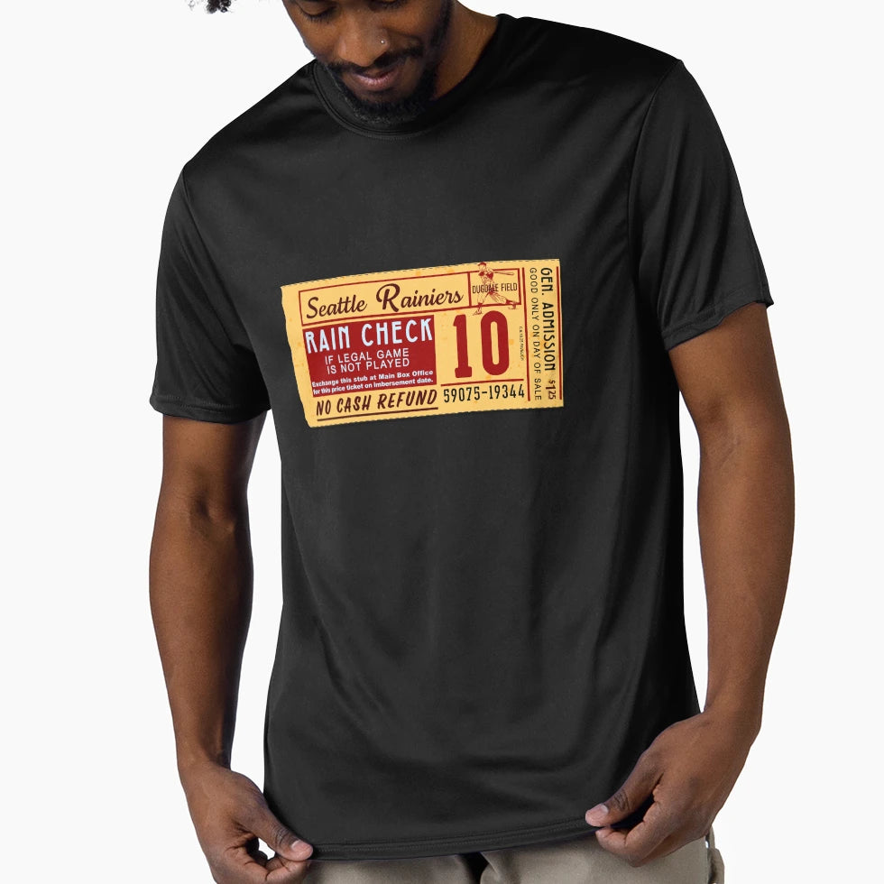Seattle Rainiers Ticket T-Shirt - Minimalist Print Men Women - T-Shirt, Sweatshirt, Hoodie