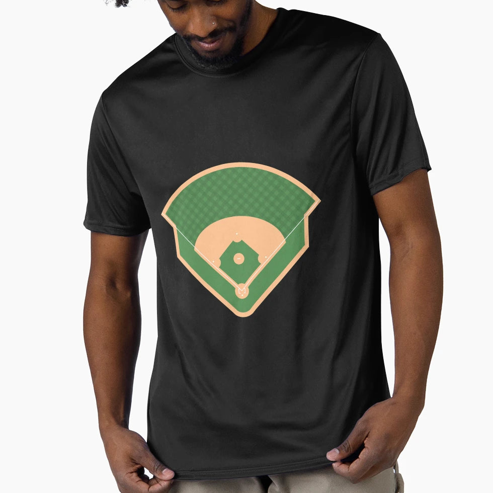 Baseball Field T-Shirt - Unique Graphic for Adults - T-Shirt, Sweatshirt, Hoodie