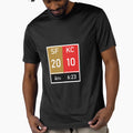 Kansas City Superbowl Score T-Shirt - Fun Novelty Design Unisex - T-Shirt, Sweatshirt, Hoodie