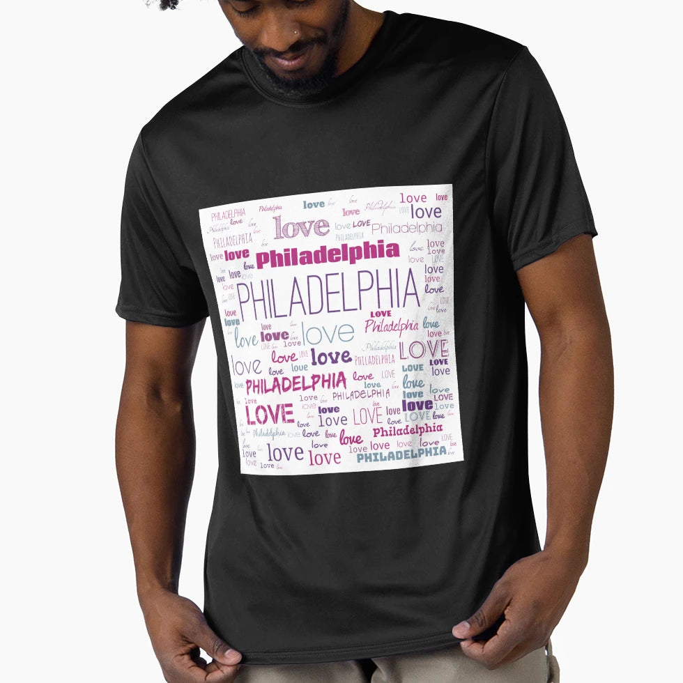 Love Philadelphia T-Shirt - Minimalist Print Unisex - T-Shirt, Sweatshirt, Hoodie