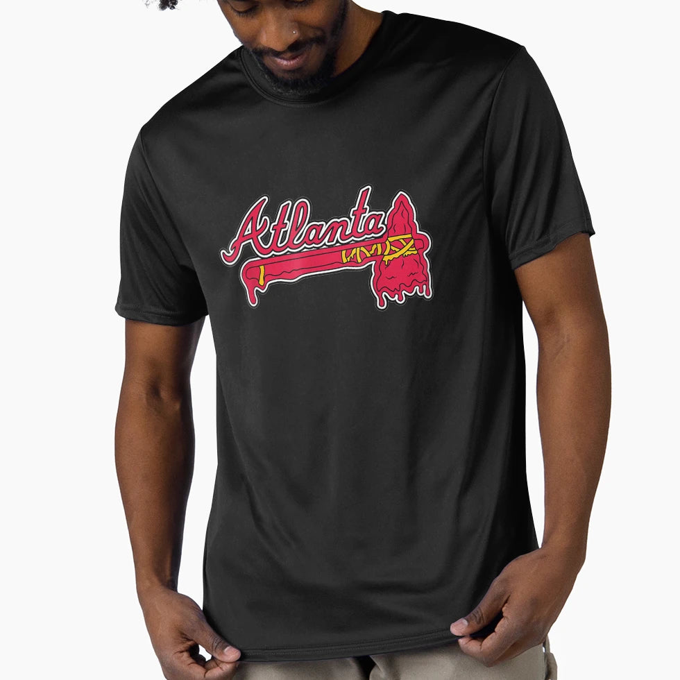 Atlanta Baseball Distressed Game Day T-Shirt - Novelty Apparel Men Women - T-Shirt, Sweatshirt, Hoodie