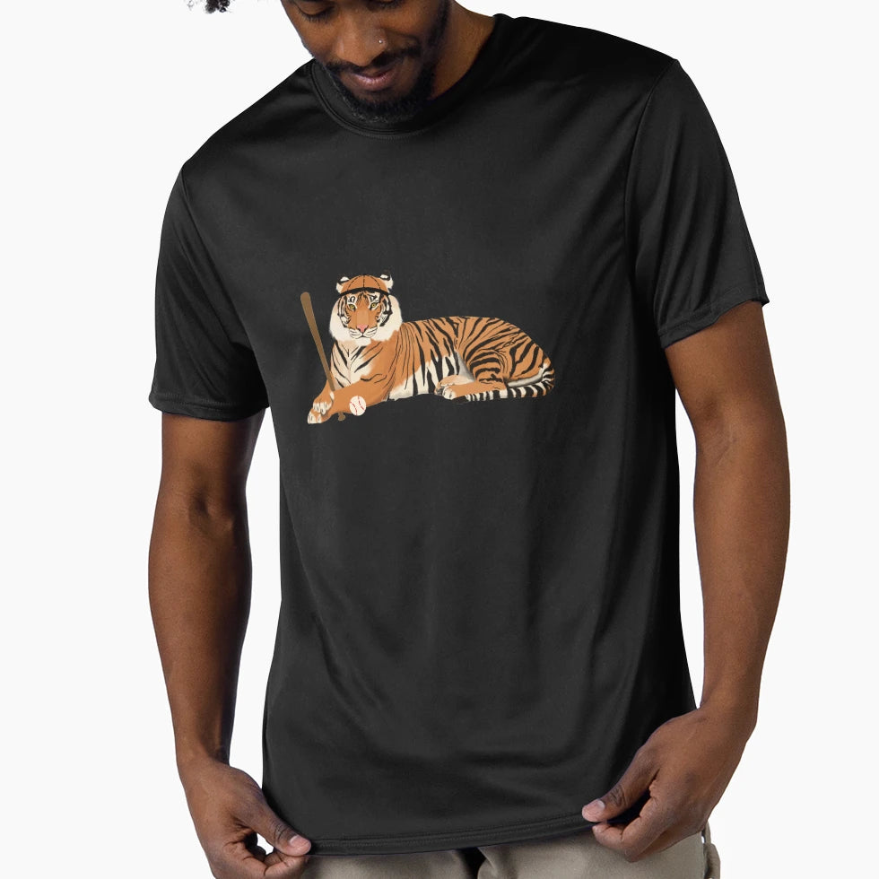 Baseball Tiger T-Shirt - Casual Everyday Wear for Adults - T-Shirt, Sweatshirt, Hoodie