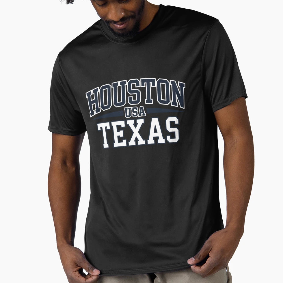 Houston Usa Texas Two Color T-Shirt - Aesthetic Graphic Unisex - T-Shirt, Sweatshirt, Hoodie
