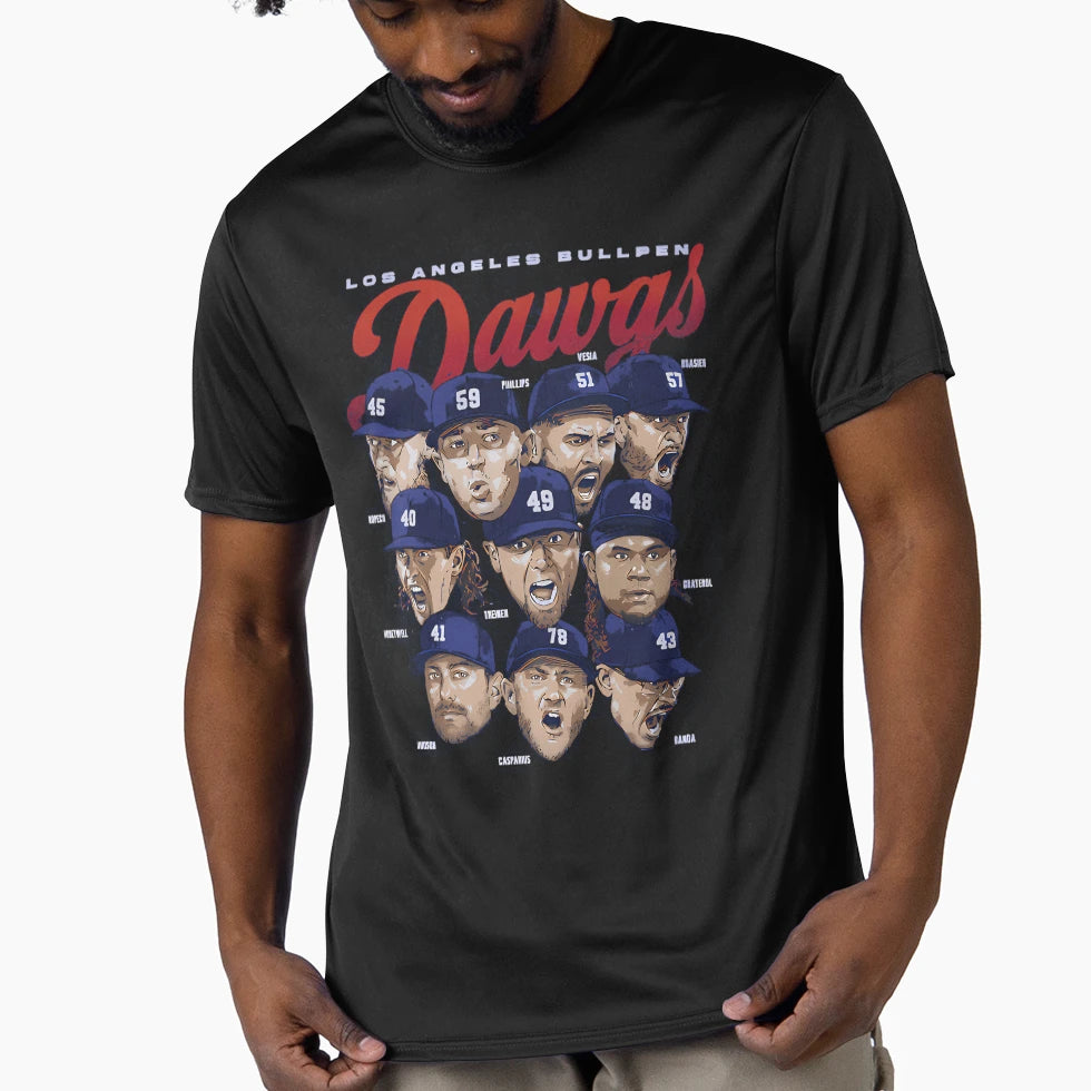 Los Angeles D Bullpen Dawgs T-Shirt - Streetwear Style Men Women - T-Shirt, Sweatshirt, Hoodie