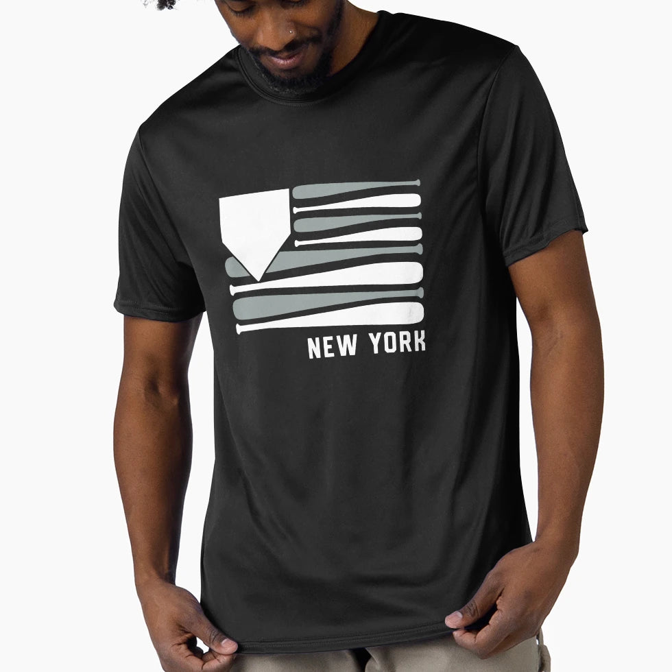 New York Baseball Is American T-Shirt - Unique Graphic Men Women - T-Shirt, Sweatshirt, Hoodie