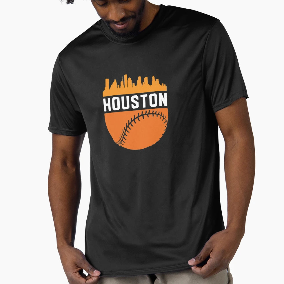 Downtown Houston Texas Skyline T-Shirt - Casual Everyday Wear Unisex - T-Shirt, Sweatshirt, Hoodie