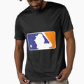 Mr Met Baseball League Logo T-Shirt - Novelty Apparel for Adults - T-Shirt, Sweatshirt, Hoodie