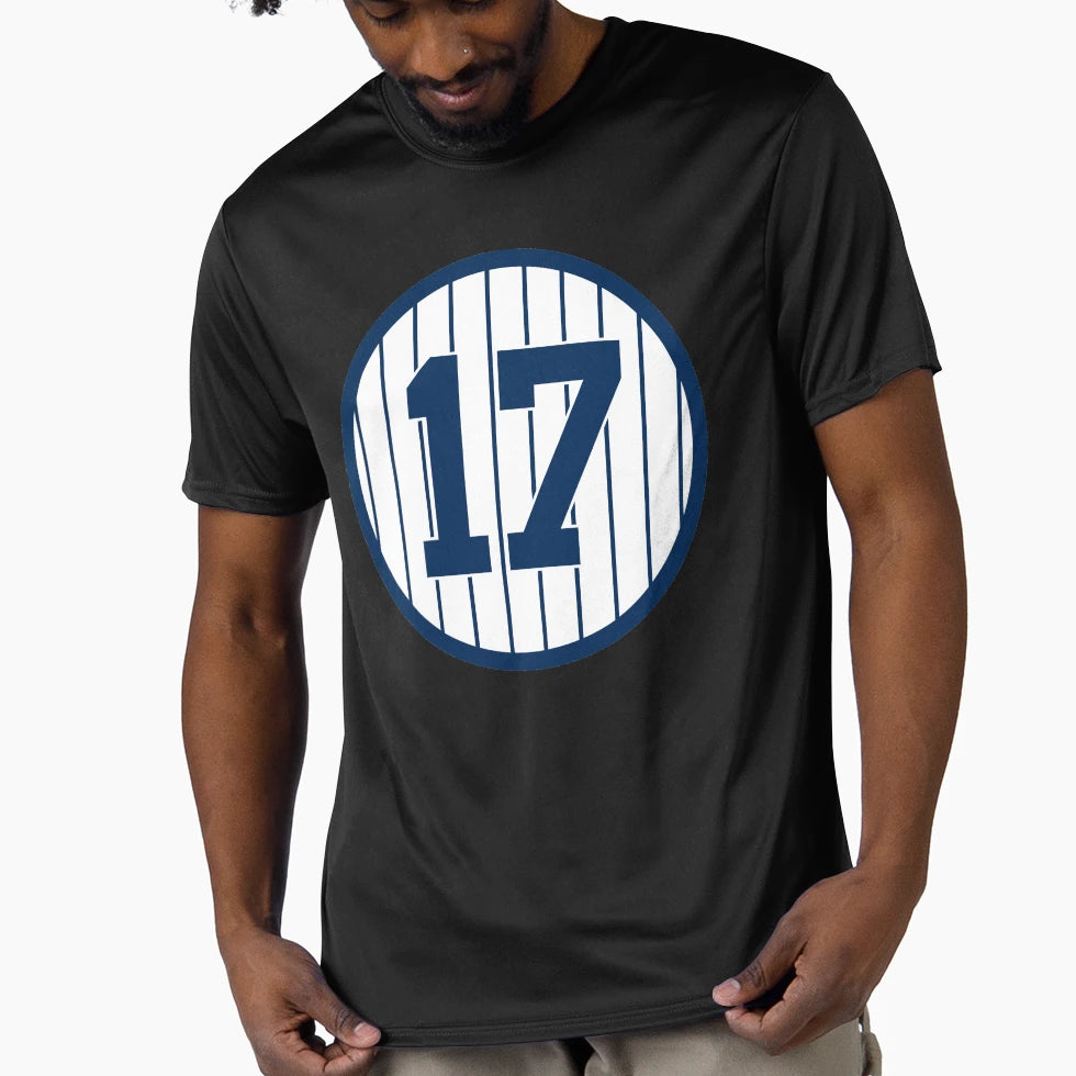 Aaron Boone 17 Jersey Number T-Shirt - Novelty Apparel Unisex - T-Shirt, Sweatshirt, Hoodie