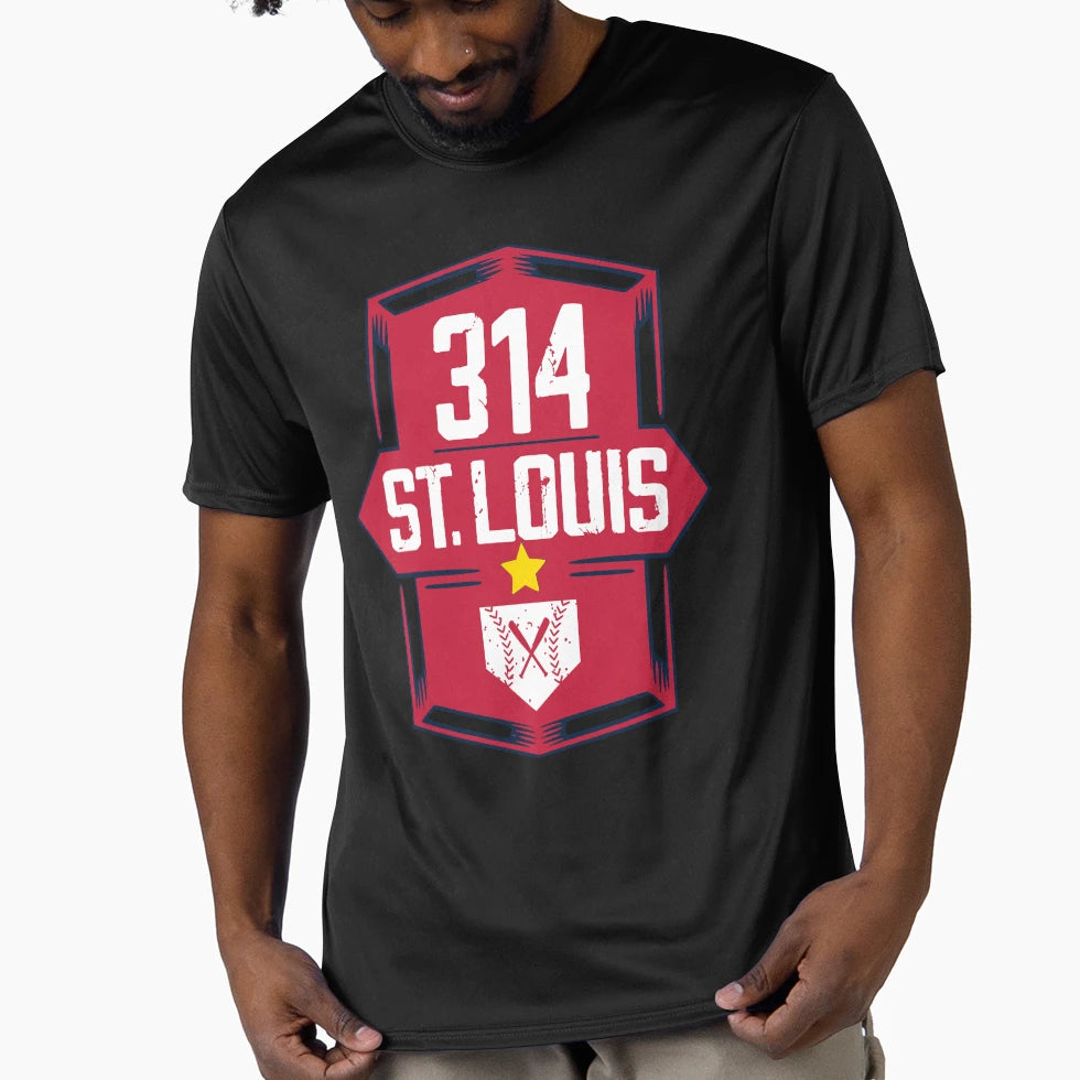 St Louis Badge 314 T-Shirt - Casual Everyday Wear Unisex - T-Shirt, Sweatshirt, Hoodie