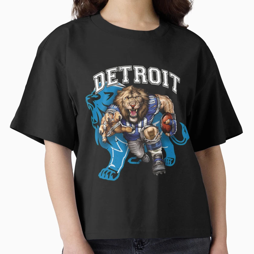 Detroit Football T-Shirt - Streetwear Style Unisex - T-Shirt, Sweatshirt, Hoodie