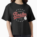 Boston Baseball Sports Fan Distressed T-Shirt - Aesthetic Graphic Unisex - T-Shirt, Sweatshirt, Hoodie