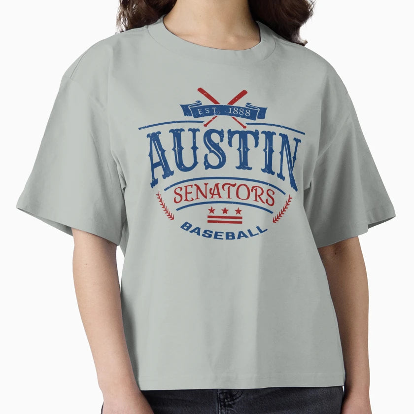 Austin Texas Old Tyme Senators Baseball T-Shirt - Unique Graphic Men Women - T-Shirt, Sweatshirt, Hoodie