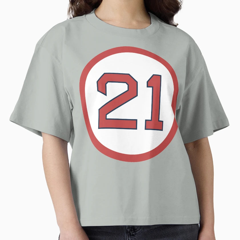 Roger Clemens 21 Jersey Number T-Shirt - Fun Novelty Design for Adults - T-Shirt, Sweatshirt, Hoodie
