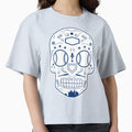 Los Angeles Baseball Sugar Skull T-Shirt - Novelty Apparel Unisex - T-Shirt, Sweatshirt, Hoodie