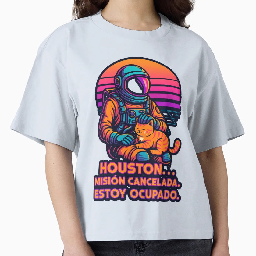 Houston Mission Canceled Im Busy T-Shirt - Novelty Apparel Men Women - T-Shirt, Sweatshirt, Hoodie