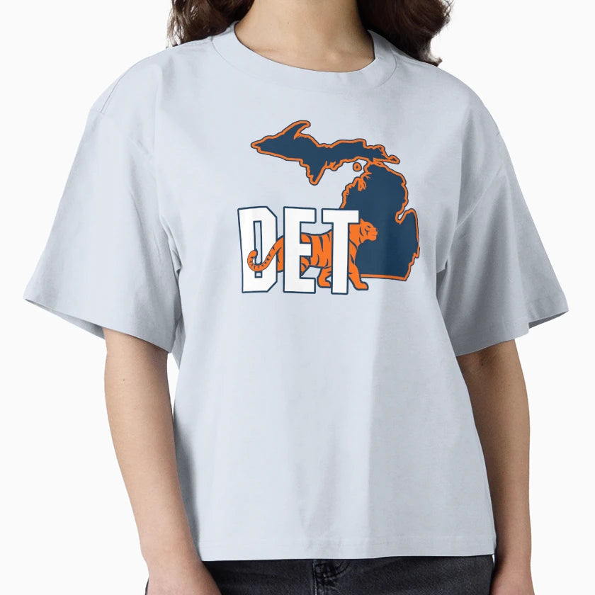 Detroit And Mitten T-Shirt - Fun Novelty Design Men Women - T-Shirt, Sweatshirt, Hoodie