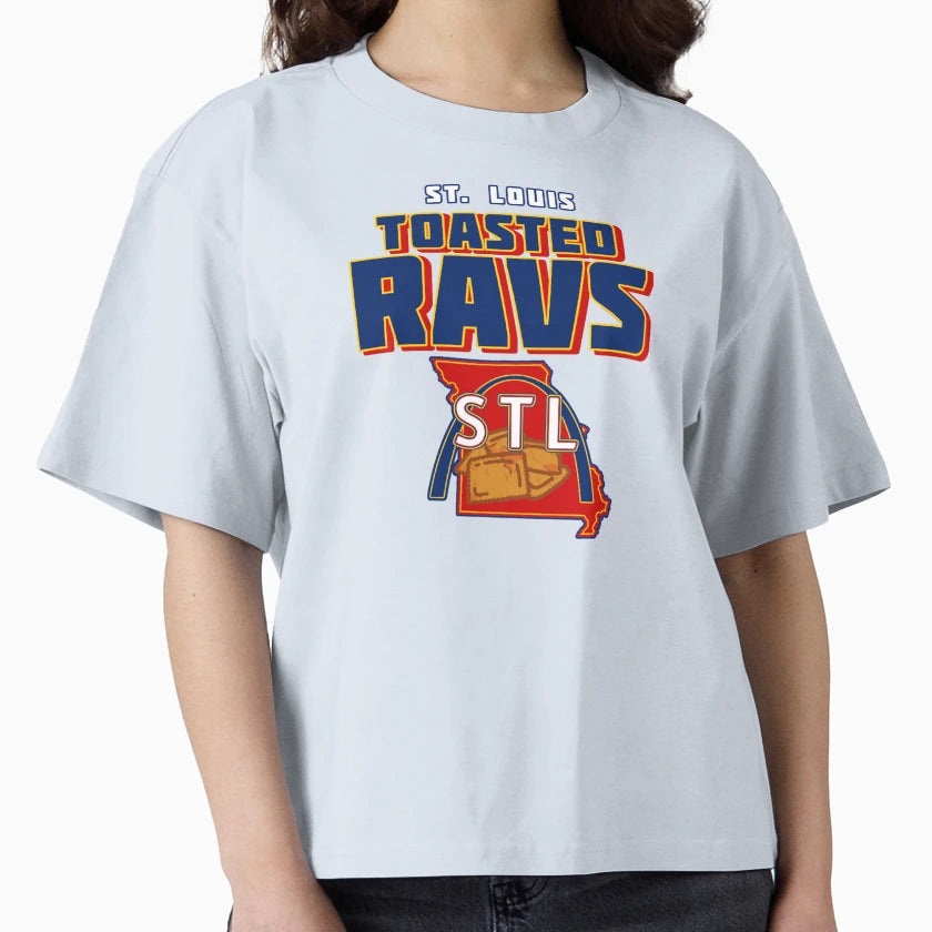 St Louis Toasted Ravs Wordmark T-Shirt - Unique Graphic Unisex - T-Shirt, Sweatshirt, Hoodie