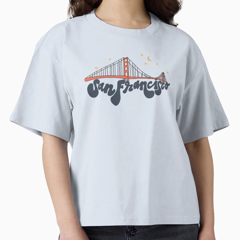 Golden Gate Bridge San Francisco T-Shirt - Fun Novelty Design for Adults - T-Shirt, Sweatshirt, Hoodie