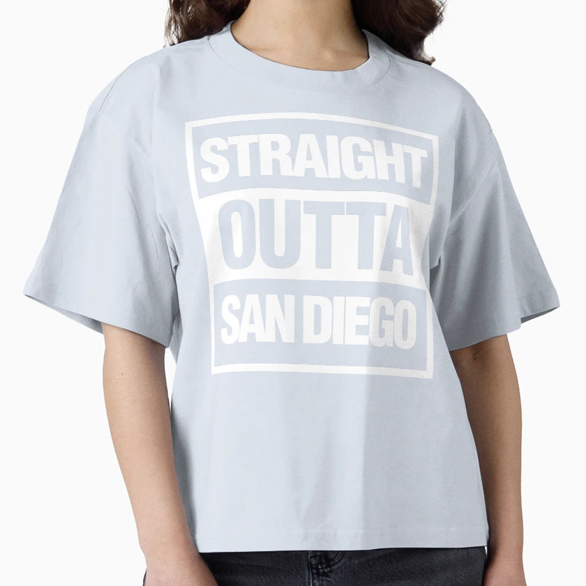 Straight Outta San Diego T-Shirt - Casual Everyday Wear Men Women - T-Shirt, Sweatshirt, Hoodie