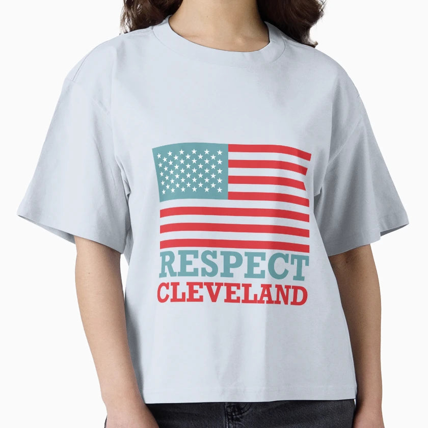 Respect Cleveland T-Shirt - Unique Graphic Men Women - T-Shirt, Sweatshirt, Hoodie