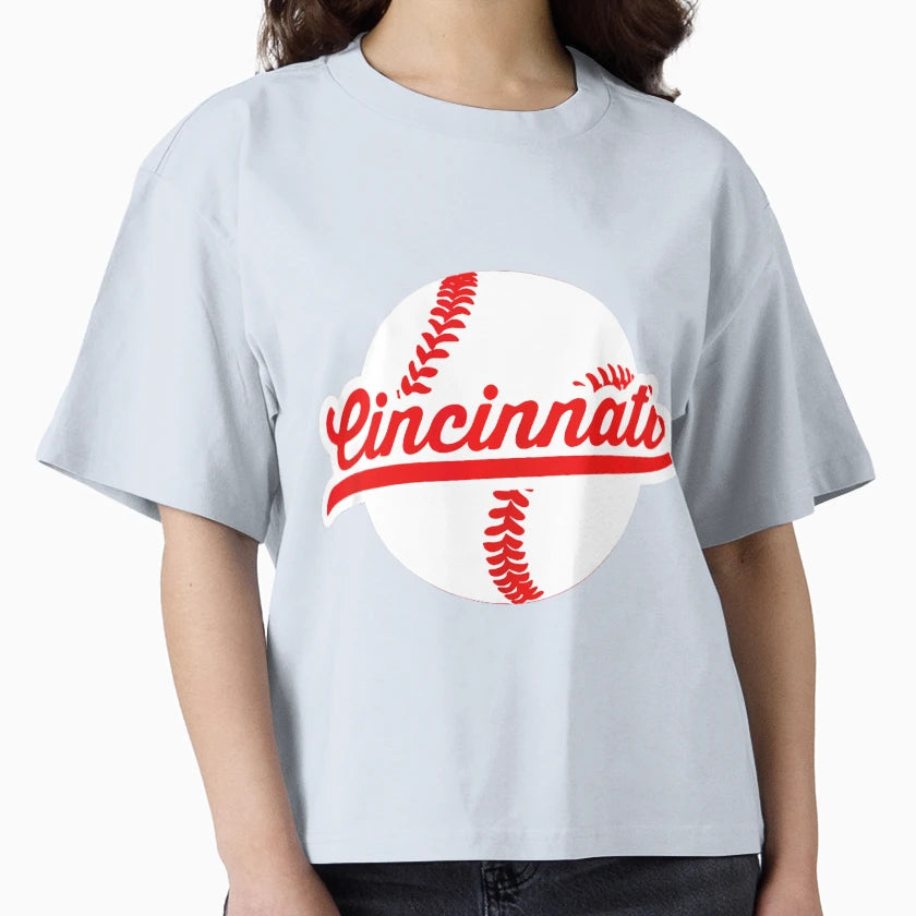 Cincinnati Baseball Baseball Fans T-Shirt - Casual Everyday Wear Unisex - T-Shirt, Sweatshirt, Hoodie
