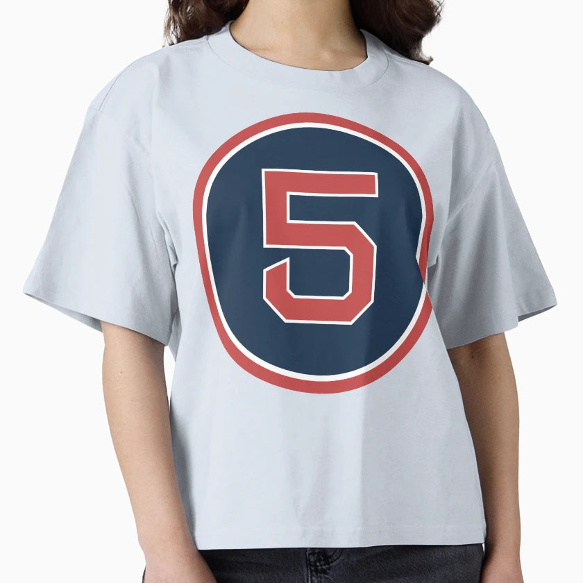 Nomar Garciaparra 5 Jersey Number T-Shirt - Custom Art Print Unisex - T-Shirt, Sweatshirt, Hoodie