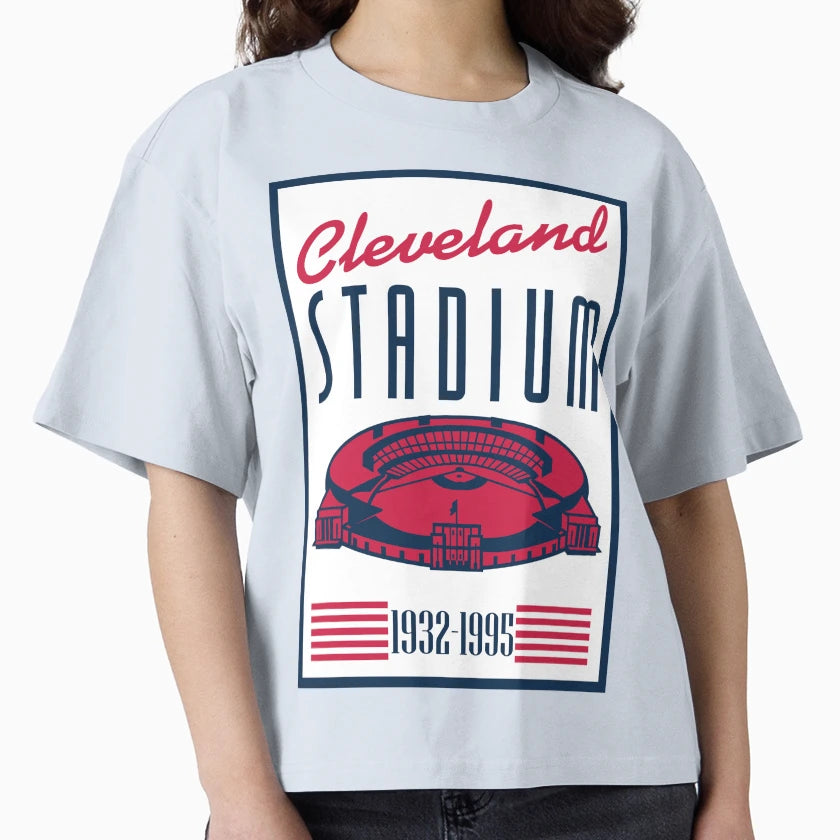 Cleveland Stadium T-Shirt - Unique Graphic Men Women - T-Shirt, Sweatshirt, Hoodie