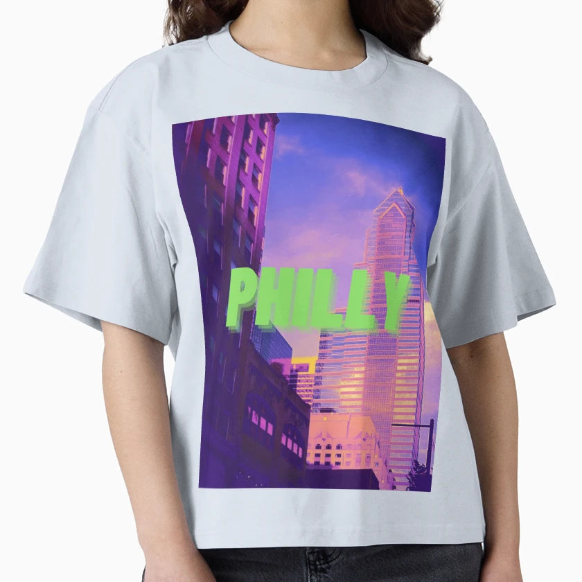Hot Summer Day Philadelphia T-Shirt - Graphic Print Men Women - T-Shirt, Sweatshirt, Hoodie