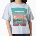 Los Angeles Sunset Ballpark T-Shirt - Minimalist Print for Adults - T-Shirt, Sweatshirt, Hoodie