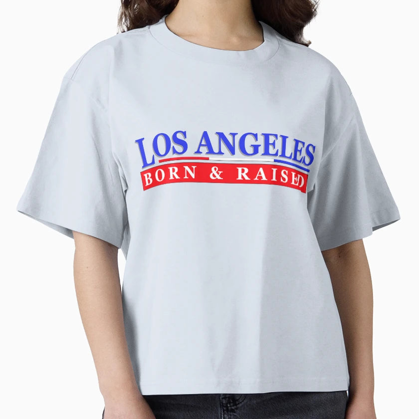 Los Angeles Born And Raised California T-Shirt - Unique Graphic for Adults - T-Shirt, Sweatshirt, Hoodie