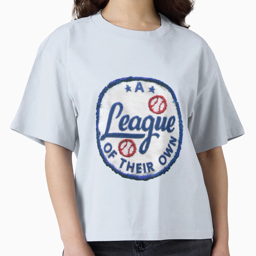 League Their Own Patch T-Shirt - Fun Novelty Design Men Women - T-Shirt, Sweatshirt, Hoodie
