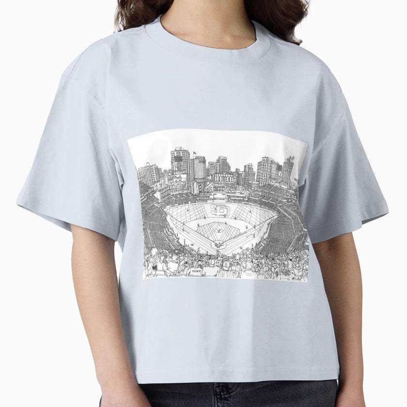 San Diego Stadium T-Shirt - Unique Graphic for Adults - T-Shirt, Sweatshirt, Hoodie