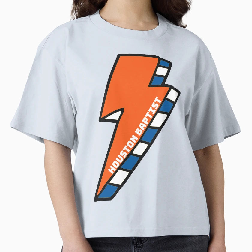 Houston Baptist University Lightning T-Shirt - Custom Art Print Men Women - T-Shirt, Sweatshirt, Hoodie