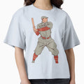 Cornell Baseball Player Illustration T-Shirt - Trendy Graphic Unisex - T-Shirt, Sweatshirt, Hoodie