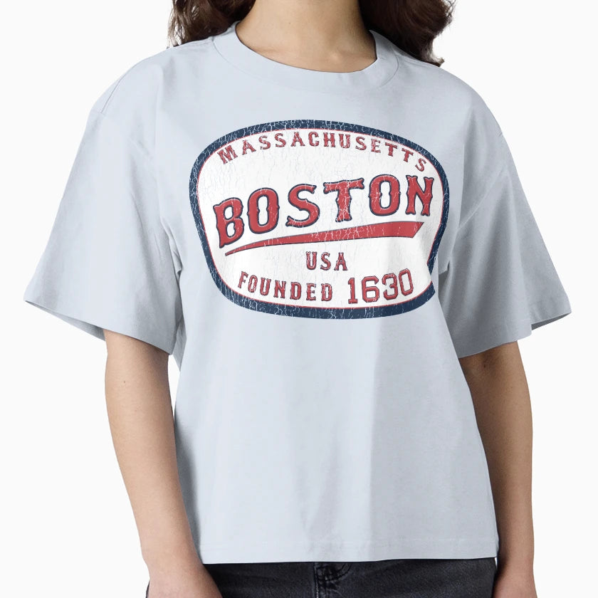 Boston Massachusetts T-Shirt - Graphic Print Unisex - T-Shirt, Sweatshirt, Hoodie