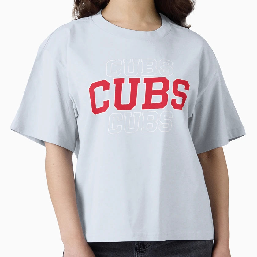 Cubs Baseball Typography Athletic Sports T-Shirt - Graphic Print Unisex - T-Shirt, Sweatshirt, Hoodie