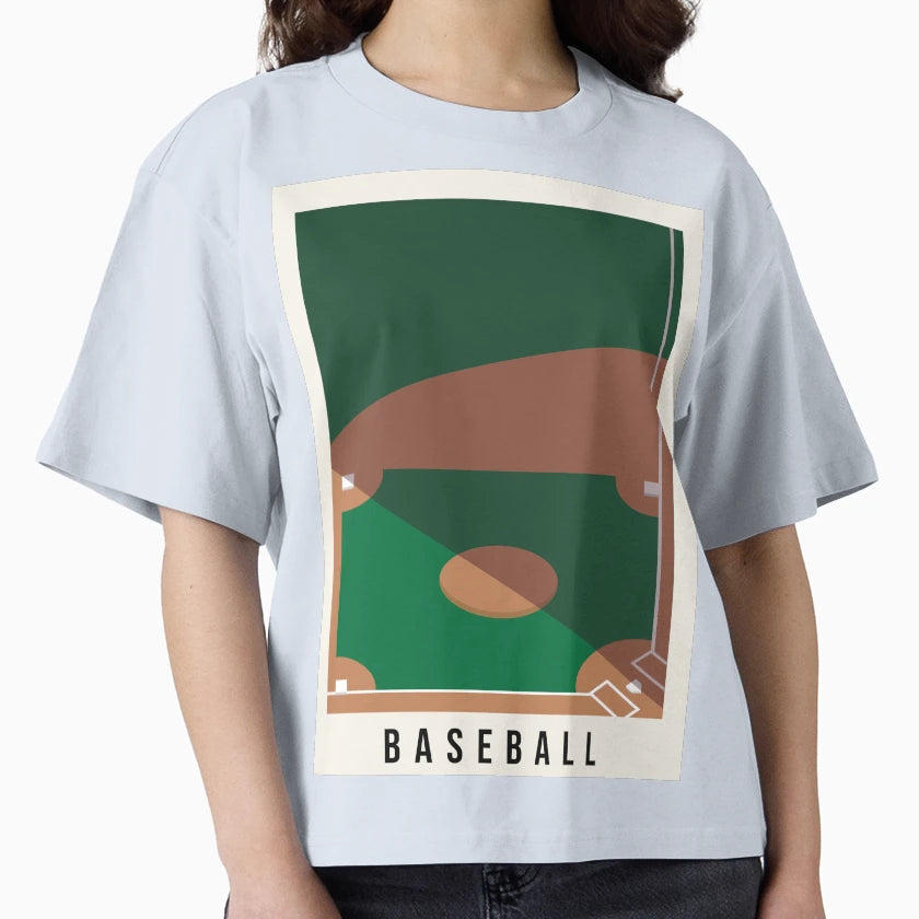 Baseball Field T-Shirt - Trendy Graphic Men Women - T-Shirt, Sweatshirt, Hoodie