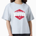 Boston Baseball Modern City Skyline T-Shirt - Fun Novelty Design Unisex - T-Shirt, Sweatshirt, Hoodie