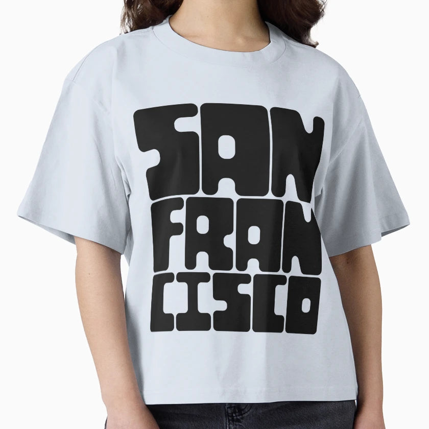 San Francisco Black And White T-Shirt - Fun Novelty Design Unisex - T-Shirt, Sweatshirt, Hoodie