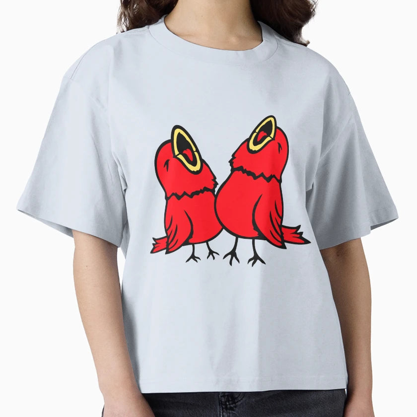 2 Budgies Songbird Sparrow T-Shirt - Casual Everyday Wear for Adults - T-Shirt, Sweatshirt, Hoodie