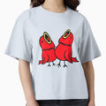 2 Budgies Songbird Sparrow T-Shirt - Casual Everyday Wear for Adults - T-Shirt, Sweatshirt, Hoodie