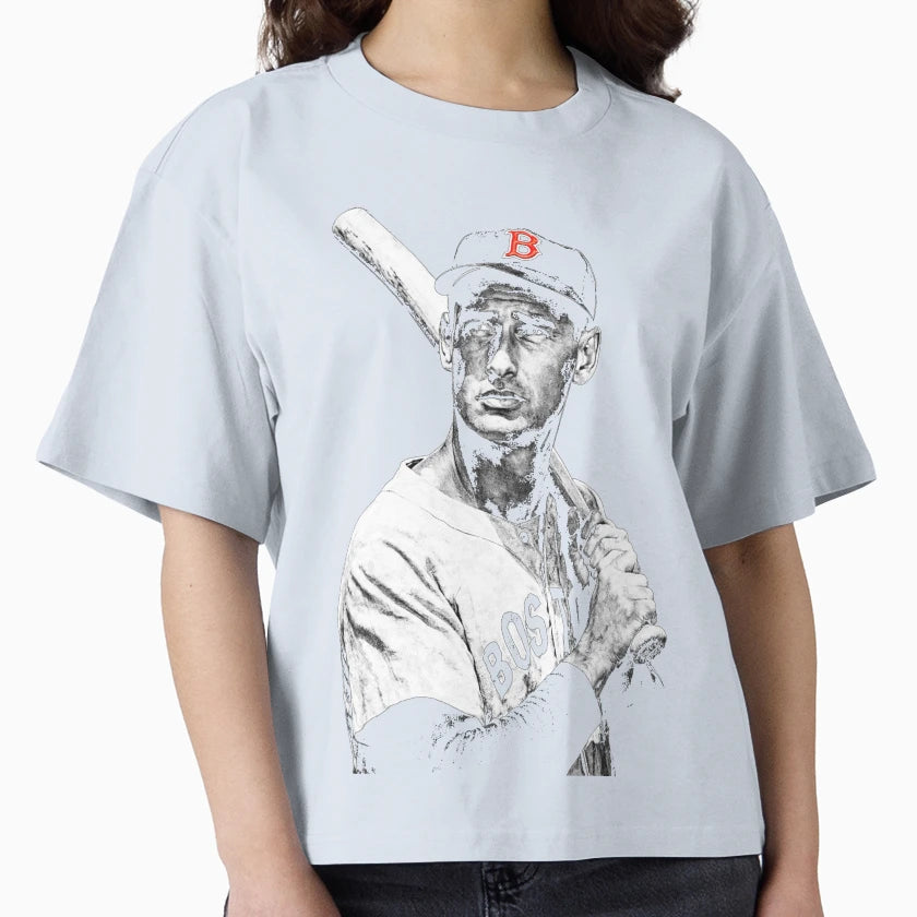 Ted Williams Baseball Legend Portrait T-Shirt - Novelty Apparel for Adults - T-Shirt, Sweatshirt, Hoodie