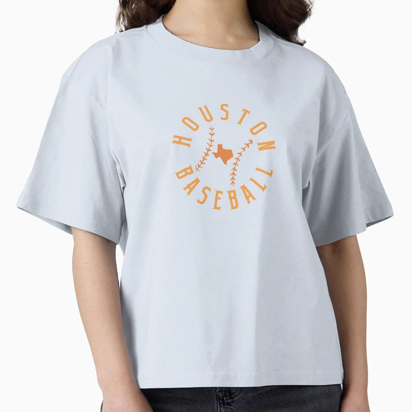 Houston Baseball Modern Tx Minimalist T-Shirt - Graphic Print Unisex - T-Shirt, Sweatshirt, Hoodie